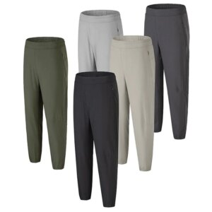 OUTDOOR Workout Running Pants for Men's Summer Slim Casual New Loose High Elasticity Quick Drying Cotton Casual Sweatpants