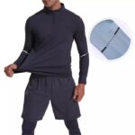 Men Women Compression Running Tight Long Base T Shirt Fitness Sport Basketball Football Skiing Training Gym Bottom Clothes J07