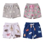 Little maven Kids Summer Clothes Cotton Short Pants Lovely Cartoon Trousers Shorts Soft and Comfort for Kids 2-7 year