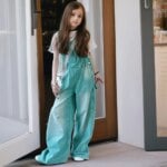 Denim Overalls for Girls Loose Slimming Casual Wide-Leg Jumpsuit 2025 Summer Kids Jeans Fashion Versatile Teen Children Pants