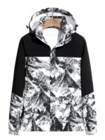 New Men's Hooded Jacket Lightweight Breathable Windproof Waterproof Outdoor Coat Multifunctional Hiking Trekking Travel Outerwe