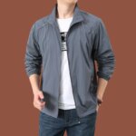 Summer Sun Protection Clothing Men's Light and Cool Mountaineering Running Jacket Ultrathin Fishing Hunting Dry Skin Windbreaker