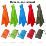 New Waterproof Rain Resistant Men's Raincoat with Hood Rain Jackets Adult Big Size Raincoat Waterproof Cape Rain Poncho XYJ03