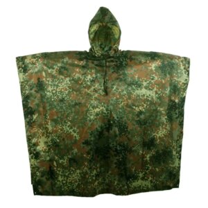 Tactics Flecktar Portable Camouflage Waterproof Rain Protection Cape Adult Poncho Raincoat Cloak Travel Rainproof Motorcycle Man