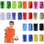 Kids Adults Football Vest Jerseys Rugby Fast Drying Lightweight Mesh Basketball Football Jerseys Soccer Team Training Equipment