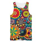 Vertigo Color Painting 3D Printed Men Tank Top Kids Summer Casual Sleeveless Shirts Hip Hop Street Oversized Vest Male Clothes