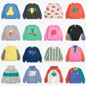 Girls Sweatshirts Boys Long Sleeves Tops Baby Tshirts Kids Clothes 2025 INS Designer Zippered Hoodie Boutique Clothing
