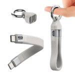 Keychain USB 4 Cable Thunderbolt4/3 PD240W Type C Charging Cable 40GBps 8K@60Hz USB C Data Transfer Video Line for iPhone 15 16