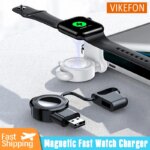 Fast Magnetic Wireless Watch Charger For Apple Watch IWatch 9 8 7 6 5 4 3 SE 2 Ultra Dock Adapter Portable USB Charging Station