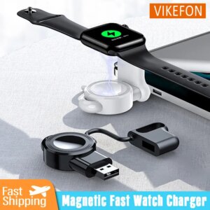 Fast Magnetic Wireless Watch Charger For Apple Watch IWatch 9 8 7 6 5 4 3 SE 2 Ultra Dock Adapter Portable USB Charging Station