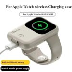 Portable Wireless Charger 1200mAh Spare Battery Powerbank Device For Apple Watch8 7 6 5 4 SE Ultra for iWatch Fast Charging case
