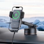 EU.US Car Phone Holder Automatic Alignment Wireless Charger 15W Max Air Vent Mount Electric Clamping For Samsung iPhone Xiaomi
