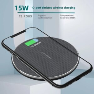 Ultra-thin Pd Data Line Luminous Wireless Charger Gift For Portable Desktop Mobile Phone Wireless Charger
