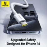 Baseus 100W USB C Cable For iPhone 16 15 Pro Max Type C Cable For Macbook iPad Fast Charger Cord Type-C Cable For Huawei Xiaomi