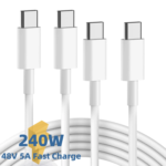 240W Fast Charging Cable USB C to USB C Data Transfer Cable for iPhone 16 15 Pro Max 5A Charger Cable  for Samsung S24 S23 Ultra