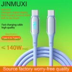 140W Type C To Type C Cable For iPhone 15 16 Samsung S22 S23 Digital Display Cable For Xiaomi Redmi Huawei POCO Charge Data Cord