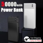 For Xiaomi 50000mAh Power Bank 120W Portable Fast Charger External Battery PowerBank High Capacity PowerBank For iPhone Samsung