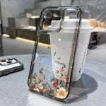 Flower Phone Case For iPhone 13 16 Pro 11 15 12 14 Pro Max XR X XS 7 8 Plus SE Shockproof Transparent Cover Silicone Soft Fundas
