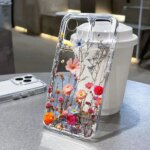Cute Flower Clear Case For Samsung Galaxy A56 A36 5G A55 A35 A26 A16 A06 Case S25 Ultra S24 S23 FE S22 S21 Shockproof Back Cover