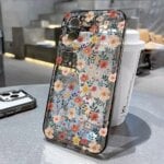 Retro Flower Phone Case For iPhone 16e Case iPhone 13 11 15 12 14 16 Pro Max XR XS X 8 7 Plus SE Shockproof Clear Cover Funda
