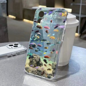 Ocean Animal Cute Phone Case For iPhone 11 Case iPhone 13 15 12 14 16 Pro Max 8 7 Plus XR XS X SE Clear Protective Cover Funda