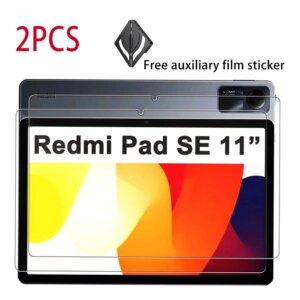 2PCS Tempered Glass Screen Protector For Xiaomi Redmi Pad SE 11-inch 2023 Tablet Protective Film Scratch Proof  HD Glass
