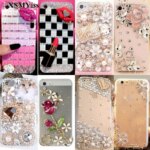 Rhinestone Diamond Cover Case For Iphone 15 13 14 12 11 Pro Xs Max XR Luxury Bling Shell Soft Phone 6 6S 7 8 Plus