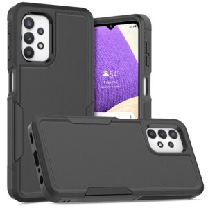 Hybrid Armor Case for Samsung Galaxy A32 5G / A32 4G Phone Cover 2in1 TPU/PC Shell Dual Layer Hard Strong Shockproof Protection