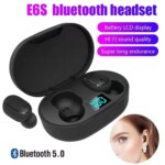 TWS Wireless Bluetooth 5.0 Headphones E6S Noise Cancelling Sport Earphones HiFi Bass Stereo Gaming Headsets For All Smartphones