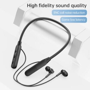 EARDECO Fone De Ouvido Bluetooth Headphone 6.0 Bass Wireless Headphones with Mic Earphone Stereo Sport Neckband Hifi Stereo