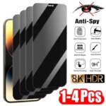 1-4Pcs Privacy Screen Protector For Huawei P20 Pro P40 Lite Honor 20 Pro 8X X8 9X Lite Mate 20 Lite 30 Y5 Y7 Pro Y9 Prime 2019