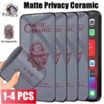 Matte Ceramic Privacy Screen Protector for Poco M6 Pro X5 X6 F5 Pro M5S C65 Anti-spy Tempered Glass Redmi Note 13 12 11 Pro 13C
