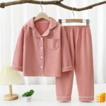 Baby Girls Clothes Pajamas Sets Boy Pyjamas Kids Homewear Cotton Sping Autumn Nightwear Children's Indoor Clothing Pijamas Suit