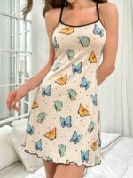 Women's new style pajamas nightdress elegant casual sexy skirt home wear