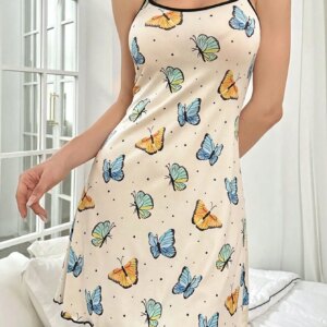 Women's new style pajamas nightdress elegant casual sexy skirt home wear