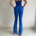 Fast-drying High-waisted Yoga Bell-bottoms Tight-fitting Long-legged Leggings Hip-lift Running Slimming Athletic Pants