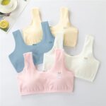 Small Vest Pure Cotton Bra Products Underwear For In The Development Period Of Elementary School Students 8-9-12-16 Years Old