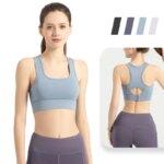 Sports Bra Full Support High Impact Racerback Crop Tops Women Workout Underwears Gyms Fitness  Bras Athletic