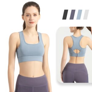 Sports Bra Full Support High Impact Racerback Crop Tops Women Workout Underwears Gyms Fitness  Bras Athletic