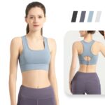Sports Bra Full Support High Impact Racerback Crop Tops Women Workout Underwears Gyms Fitness  Bras Athletic