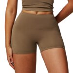 2025 New Yoga Shorts For Women High Waist Lift Sports Outerwear Running Workout Shorts 9152