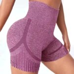 Women's Butt Lift Yoga Shorts High Waist Abdomen Cycling Shorts Quick-drying Breathable Fitness Ladies Yoga Gym Running Short