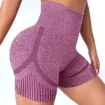 Women's Butt Lift Yoga Shorts High Waist Abdomen Cycling Shorts Quick-drying Breathable Fitness Ladies Yoga Gym Running Short