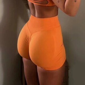 Dynamic Shorts Seamless Women Scrunch Bum Yoga Shorts Ribbed High Waist Gym Shorts High Stretch Workout Running Biker Shortss