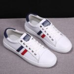 2023 Women's Genuine Leather Sneakers Women Casual Fashionable Sports Shoes Vulcanized White Flat Shoe Ladies White Sneakers