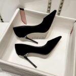 Women Pumps Sexy Suede Ponited Toes High Heels Fashion Office Stiletto Party Red Wedding Shoes Female Comfort Women Shoes