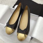 2025 Spring New Round Head Bow Flat Bottom Ballet Single Shoe Shallow Mouth Women's Shoe