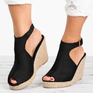 Platform Sandals Woman Wedges Summer Women's Shoes 2024  Dress Slides Gladiator Mules Espadrilles Elegant Luxury Fashion Medical