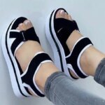 Woman Shoes Sandals Summer Party Sandals Ladies Elegant Ladies Shoes Wedge Sandals Woman Plus Size Footwear Female Women Sandal