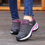 2023 Summer Women Casual Platform Shoes Outdoor Thick Sole Walking Shoes Women Casual Sports Shoes Anti Slip Camping Shoes